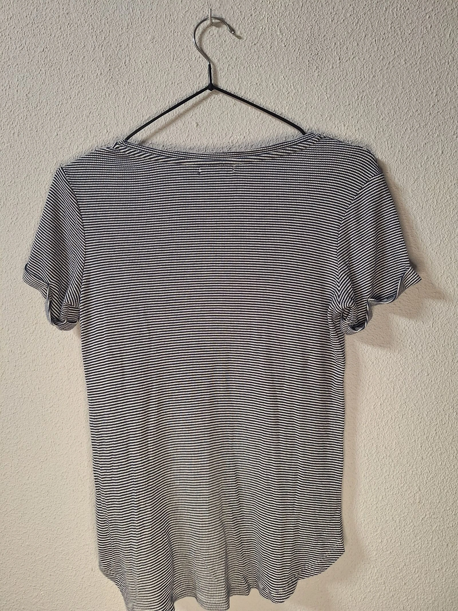 Bershka striped T-shirt with embroidered patches T.S – photo 3